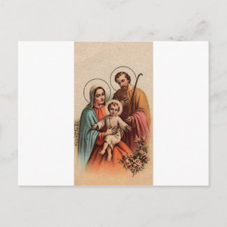 Die heilige Familie - Jesus, Maria und Joseph Postkarte