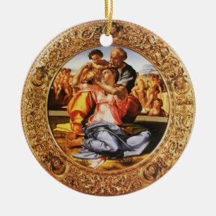 Die heilige Familie Keramik Ornament