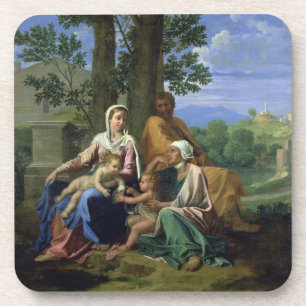 Die heilige Familie mit SS. John, Elizabeth und Getränkeuntersetzer