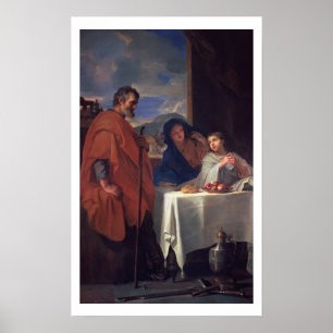 Die Heilige Familie oder die Gnade (Öl auf Leinwan Poster