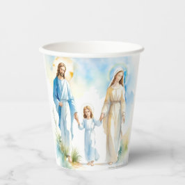 Die heilige Familie Pappbecher