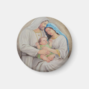 Die Heilige Familie: Porträt der göttlichen Liebe Magnet