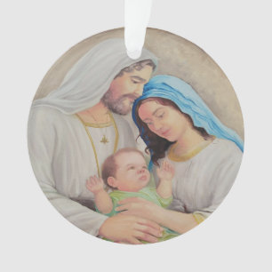 Die Heilige Familie: Porträt der göttlichen Liebe Ornament