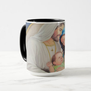 Die Heilige Familie: Porträt der göttlichen Liebe Tasse