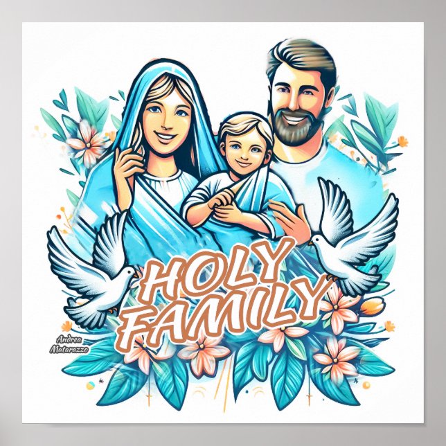 Die heilige Familie Poster (Vorne)