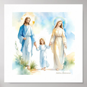 Die heilige Familie Poster