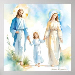 Die heilige Familie Poster