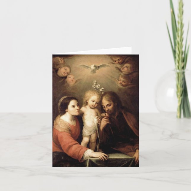 Die Heilige Familie Sacrada Familia Karte (Vorderseite)