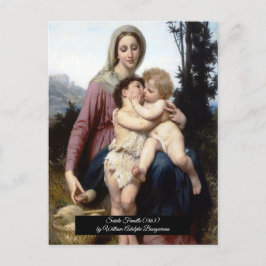 Die heilige Familie von Bouguereau Postkarte