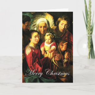 Die heilige Familien-Karte Feiertagskarte