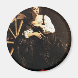 Die heilige Katharina von Alexandrien von Michelan Magnet