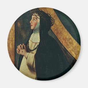 Die heilige Katharina von Siena von Juan Bautista  Magnet