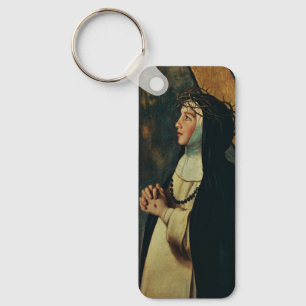 Die heilige Katharina von Siena von Juan Bautista Schlüsselanhänger