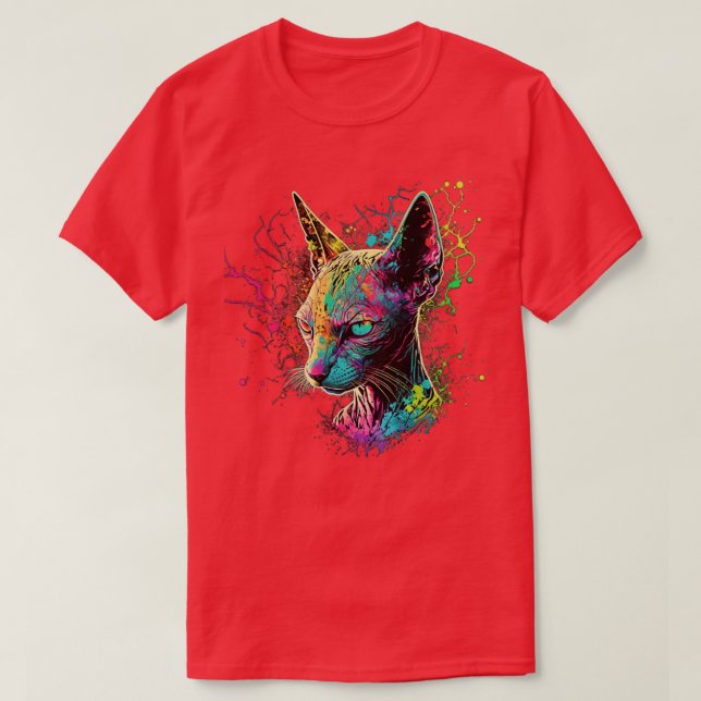 Die heilige Katze des alten Ägypten T-Shirt (Design vorne)