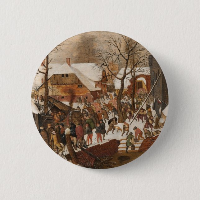 Die Heilige Krippe der Renaissance Button (Vorderseite)