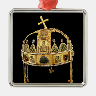 Die heilige Krone von Ungarn, 11.-1. Jahrhundert Ornament Aus Metall