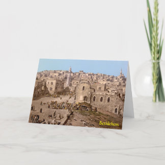 Die heilige Stadt Bethlehem Karte