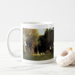 Die heilige Tanne von Arnold Böcklin, Vintage Art Tasse