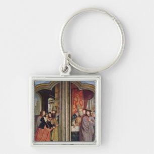 Die heilige Verwandtschaft oder der Altarpiece von Schlüsselanhänger