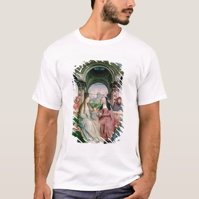 Die heilige Verwandtschaft oder der Altarpiece von T-Shirt (Vorderseite)