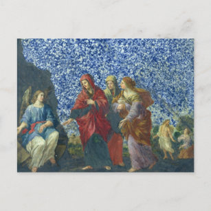 Die heiligen Frauen am Grab Postkarte