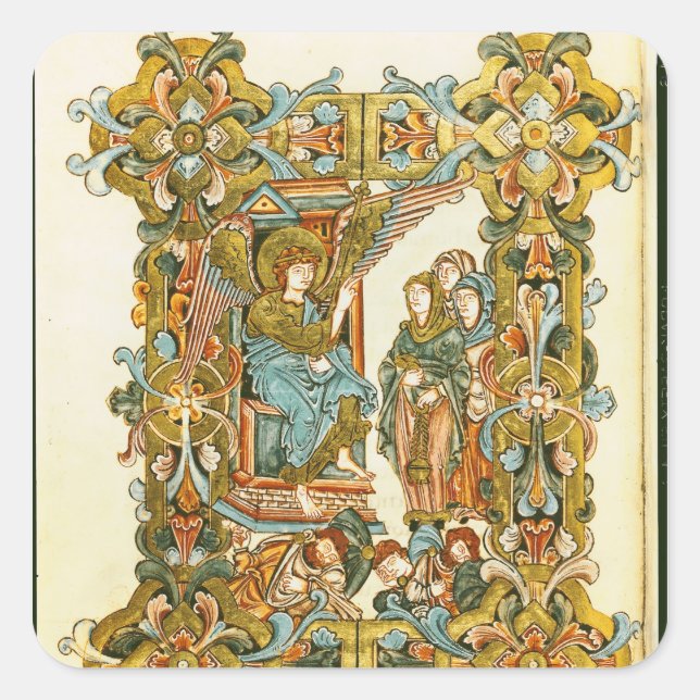 Die heiligen Frauen am Grab Quadratischer Aufkleber (Vorderseite)