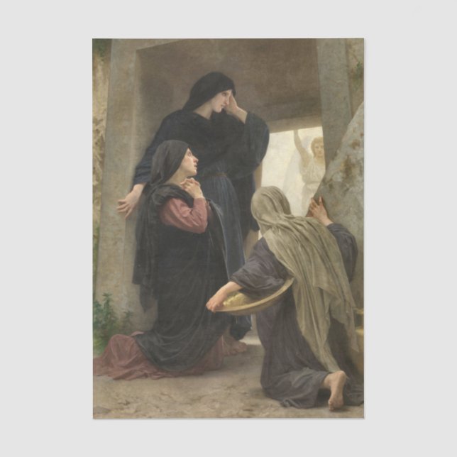 Die heiligen Frauen von William Bouguereau Seidenpapier (Vorderseite)