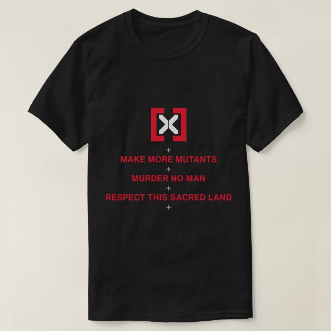 Die heiligen Gesetze des klassischen T - Shirt von (Design vorne)