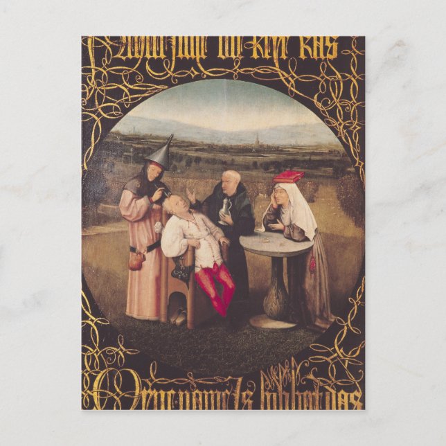 Die Heilung der Torheit Postkarte (Vorderseite)