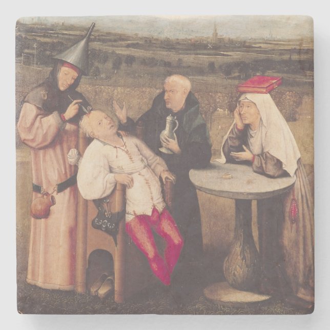 Die Heilung der Unsinnigkeit Steinuntersetzer (Vorderseite)