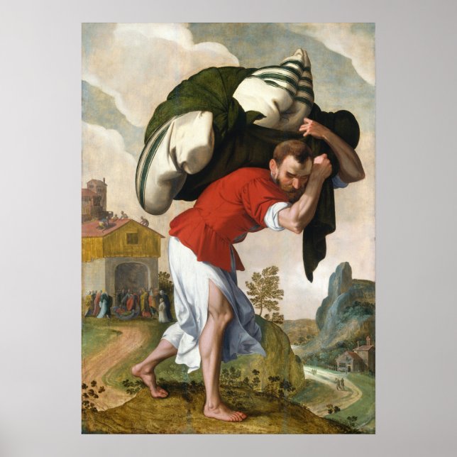 Die Heilung des Paralytischen, des niederländische Poster (Vorne)