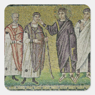 Die Heilung zweier Blindgänger aus Jericho Quadratischer Aufkleber