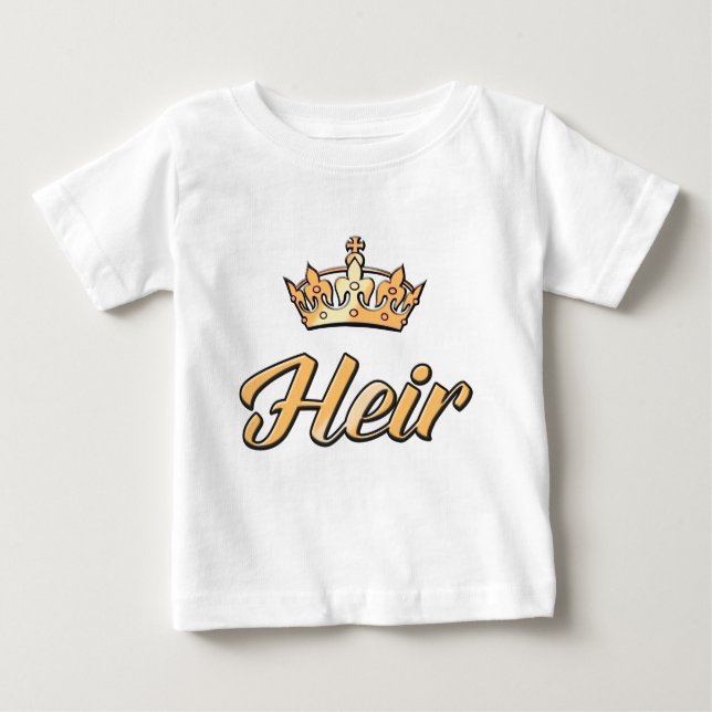 Die HEIR, die mit dem SPARE-Programm einhergeht Baby T-shirt (Vorderseite)