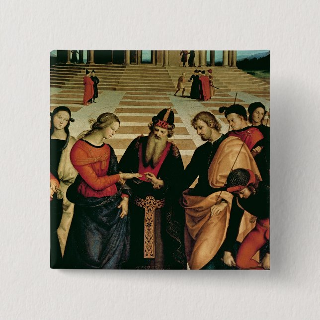 Die Heirat der Jungfrau, 1504 Button (Vorderseite)