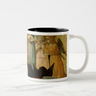 Die Heirat des Heiligen Catherine von Siena Zweifarbige Tasse
