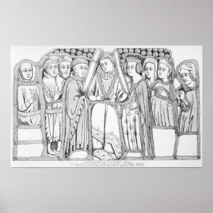 Die Heirat von Henry VI und von Margaret von Anjou Poster