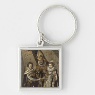 Die Heirat von Louis XIII Schlüsselanhänger