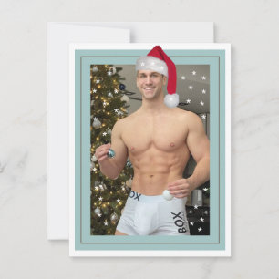 Die heißesten Hunken auf dem Planeten! Christmas B Postkarte