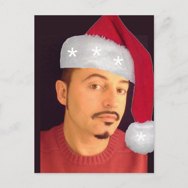 Die heißesten Hunken auf dem Planeten Weihnachtsbu Postkarte (Vorderseite)