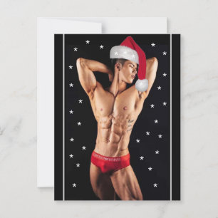 Die heißesten Hunks auf dem Planeten! Christmas Bu Postkarte