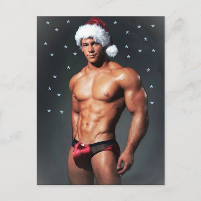 Die heißesten Hunks auf dem Planeten! Zeit für Gle Postkarte (Vorderseite)