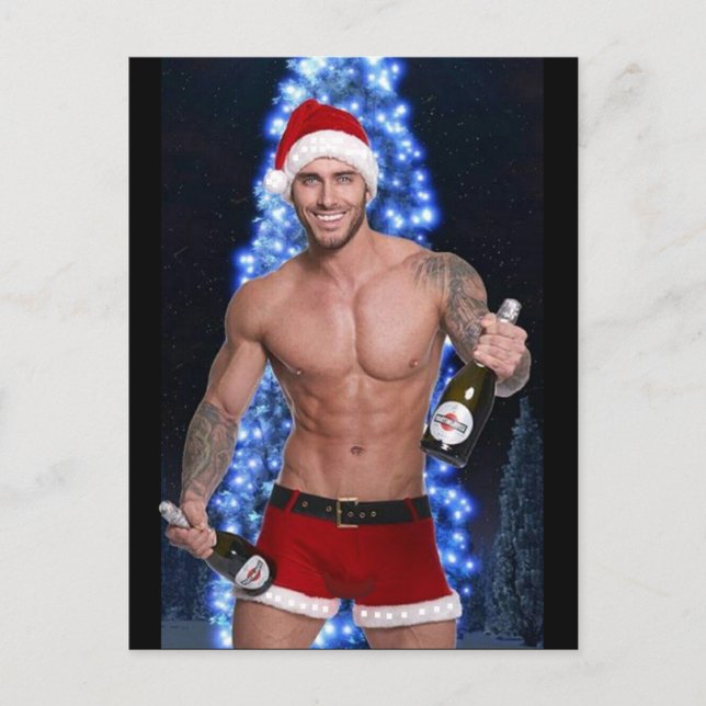 Die heißesten Hunks auf dem Planeten! Zeit für Gle Postkarte (Vorderseite)