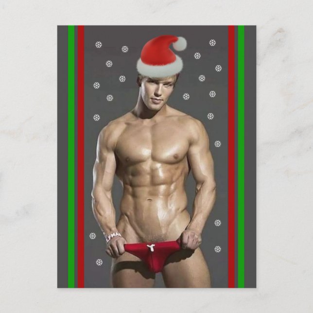 Die heißesten Hunks auf dem Planeten! Zeit für Gle Postkarte (Vorderseite)