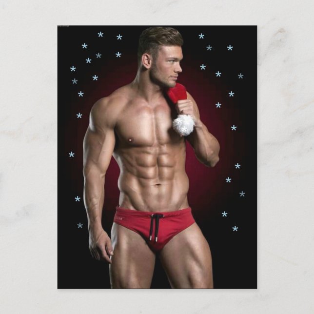 Die heißesten Hunks auf dem Planeten! Zeit für Gle Postkarte (Vorderseite)