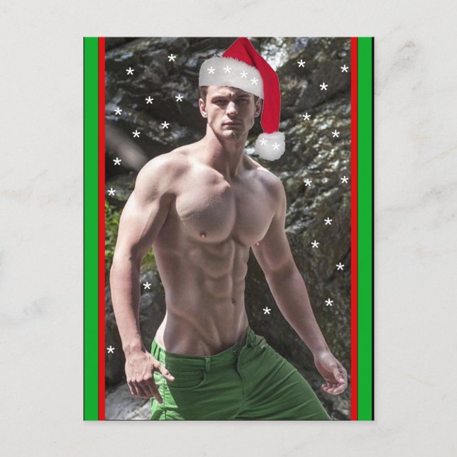 Die heißesten Hunks auf dem Planeten! Zeit für Gle Postkarte (Vorderseite)