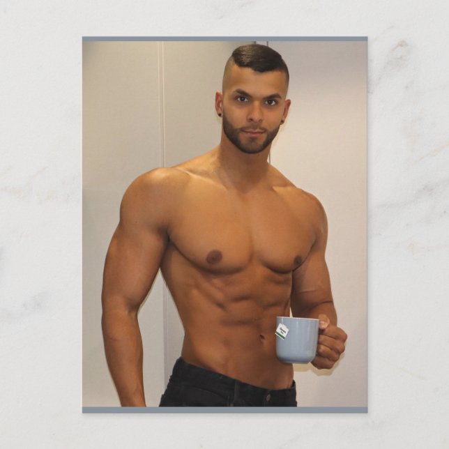 Die heißesten Hunks auf dem Planeten! Zeit für Gle Postkarte (Vorderseite)