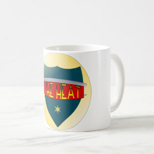 DIE HEIZUNG - Frische Abzeichen-Tasse mit Retro St Kaffeetasse
