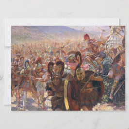 Die Helden der Schlacht von Marathon (Rochegrosse) Karte