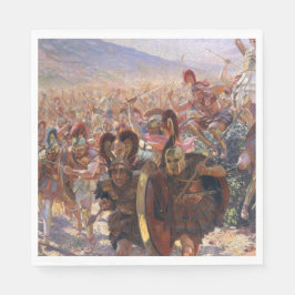 Die Helden der Schlacht von Marathon (Rochegrosse) Serviette