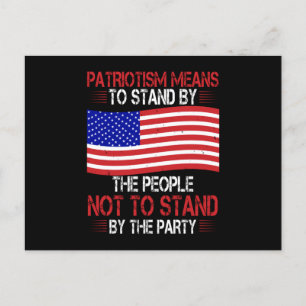 Die Helden der US-Wahlen werden durch die Pfade Postkarte